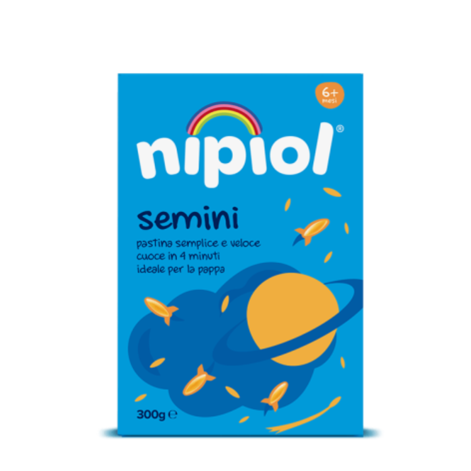 Paste semini, 6 luni+, 300 g, Nipiol
