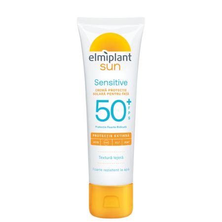 Crema protectie solara pentru fata cu SPF 50+, 50 ml, Elmiplant