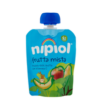 Piure din mix de fructe, 6 luni+, 85 g, Nipiol