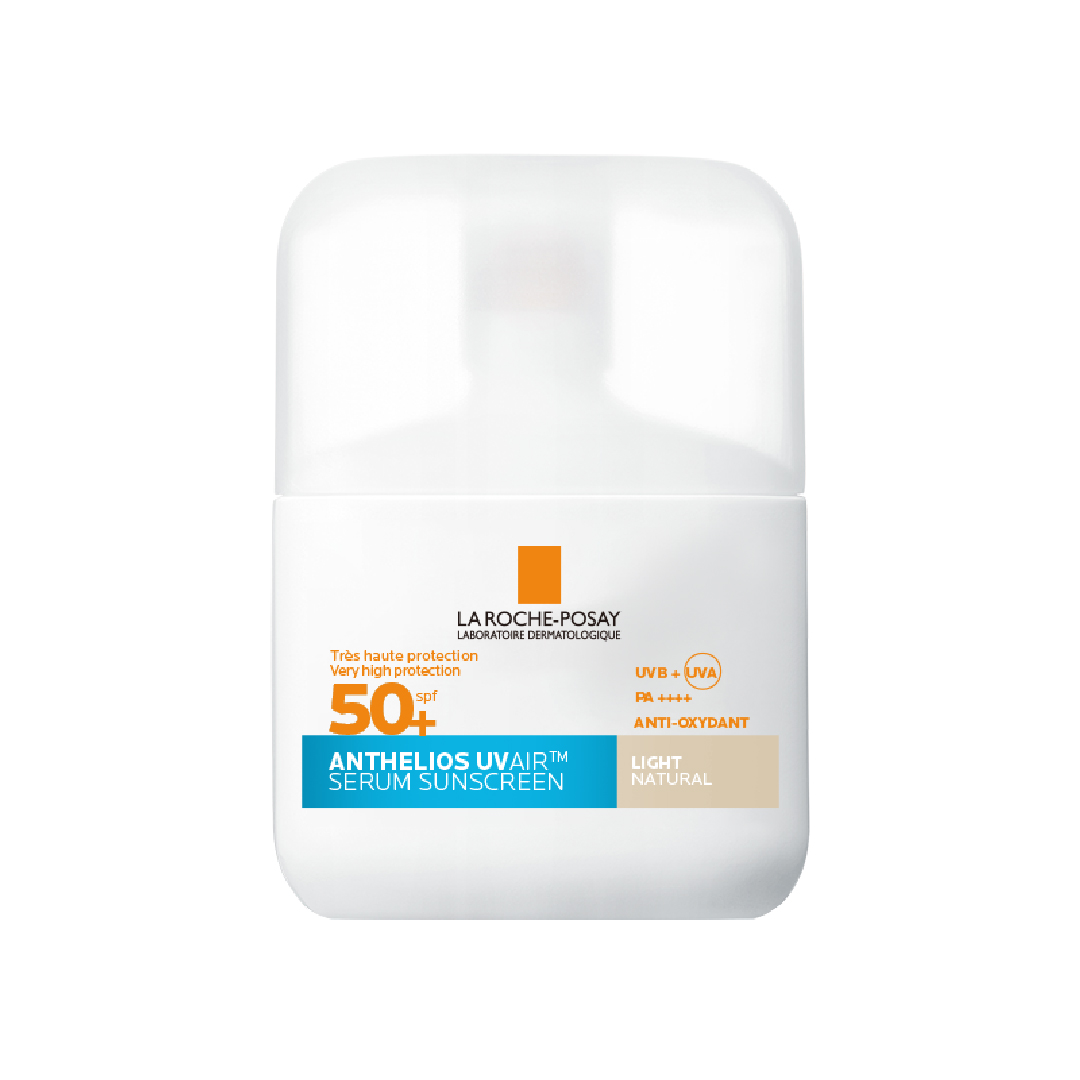 Serum solar cu SPF 50+ Anthelios UVAir, nuanta deschisa natural, 50 ml, La Roche-Posay