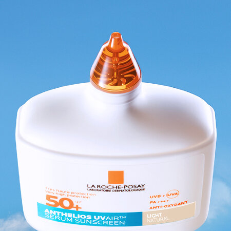 Serum solar cu SPF 50+ Anthelios UVAir, nuanta deschisa natural, 50 ml, La Roche-Posay 756625