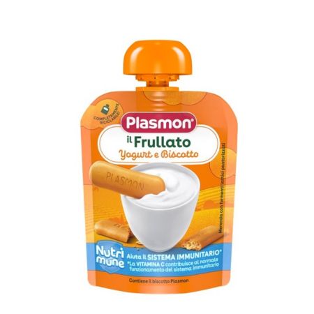 Piure cu biscuiti si iaurt Nutrimune, 8 luni+, 85 g, Plasmon