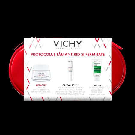 Trusa cu Crema Antirid de Zi pentru Ten Normal si Mixt, Liftactiv Hyaluronic Specialist H.A, Set, Vichy 756674