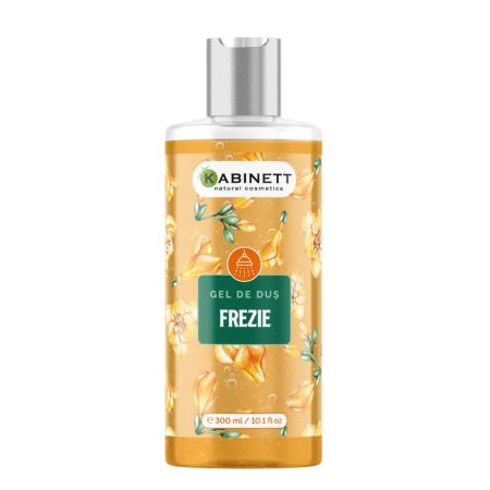 Gel de dus parfumat cu frezie, 300 ml, Kabinett Natural Cosmetics
