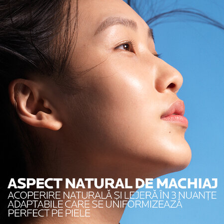 Serum de fata cu protectie solara SPF 50+ Anthelios UVAir, nuanta medie natural, 50 ml, La Roche-Posay 756704