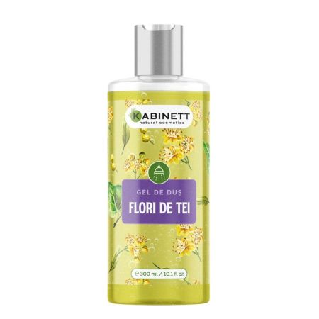 Gel de dus parfumat cu flori de tei, 300 ml, Kabinett Natural Cosmetics
