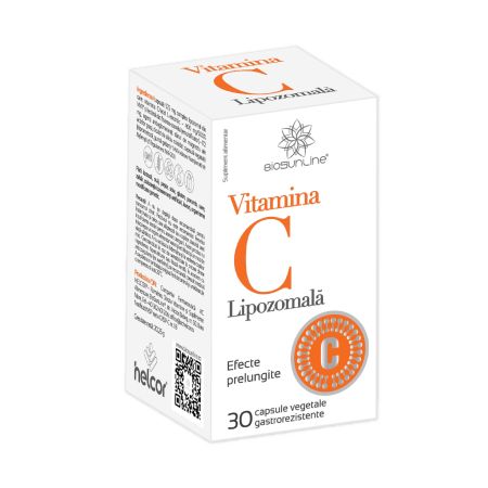 Vitamina C Lipozomala, 30 capsule, BioSunLine