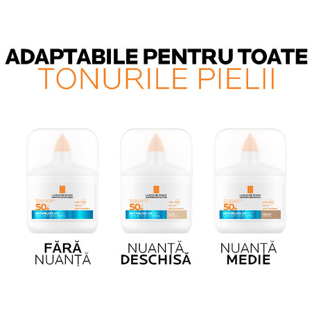 Serum de fata cu protectie solara SPF 50+ Anthelios UVAir, 50 ml, La Roche-Posay 756750