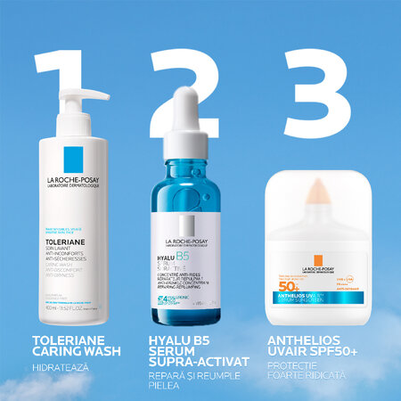 Serum de fata cu protectie solara SPF 50+ Anthelios UVAir, 50 ml, La Roche-Posay 756753