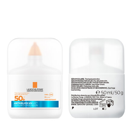Serum de fata cu protectie solara SPF 50+ Anthelios UVAir, 50 ml, La Roche-Posay 756740