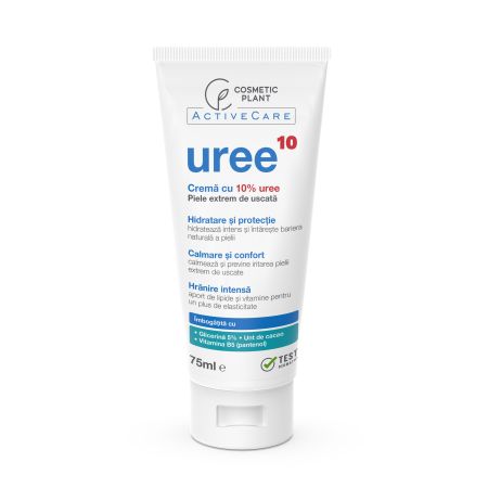 Crema cu 10% Uree pentru piele extrem de uscata Active Care, 75 ml, Cosmetic Plant