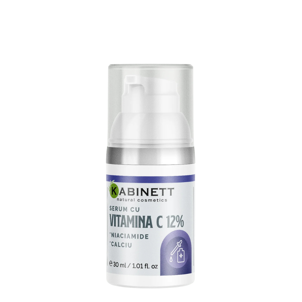 Serum cu 12% Vitamina C, Calciu si Niacinamide, 30 ml, Kabinett
