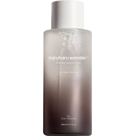 Toner Black Rice cu Acid hialuronic, 300 ml, Haruharu Wonder