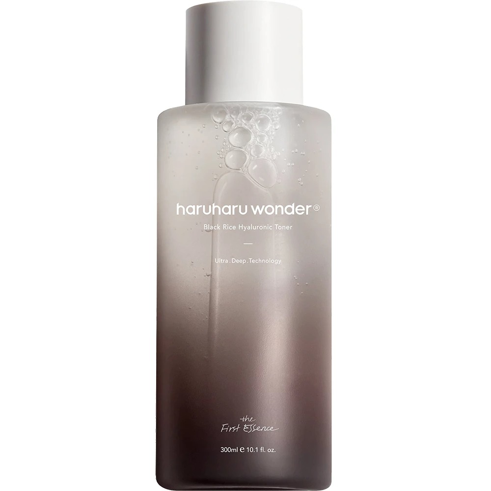 Toner Black Rice cu Acid hialuronic, 300 ml, Haruharu Wonder