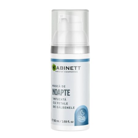 Crema masca de noapte infuzata cu petale de galbenele, 50 ml, Kabinett