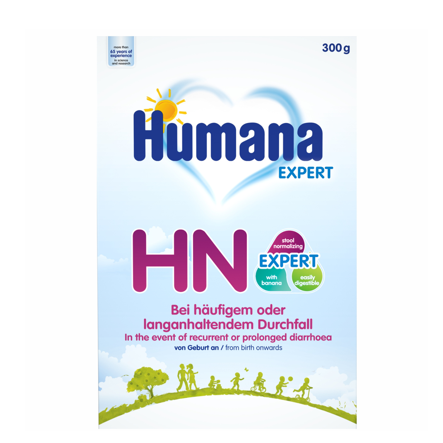 Lapte praf formula HN, 300 g, Humana