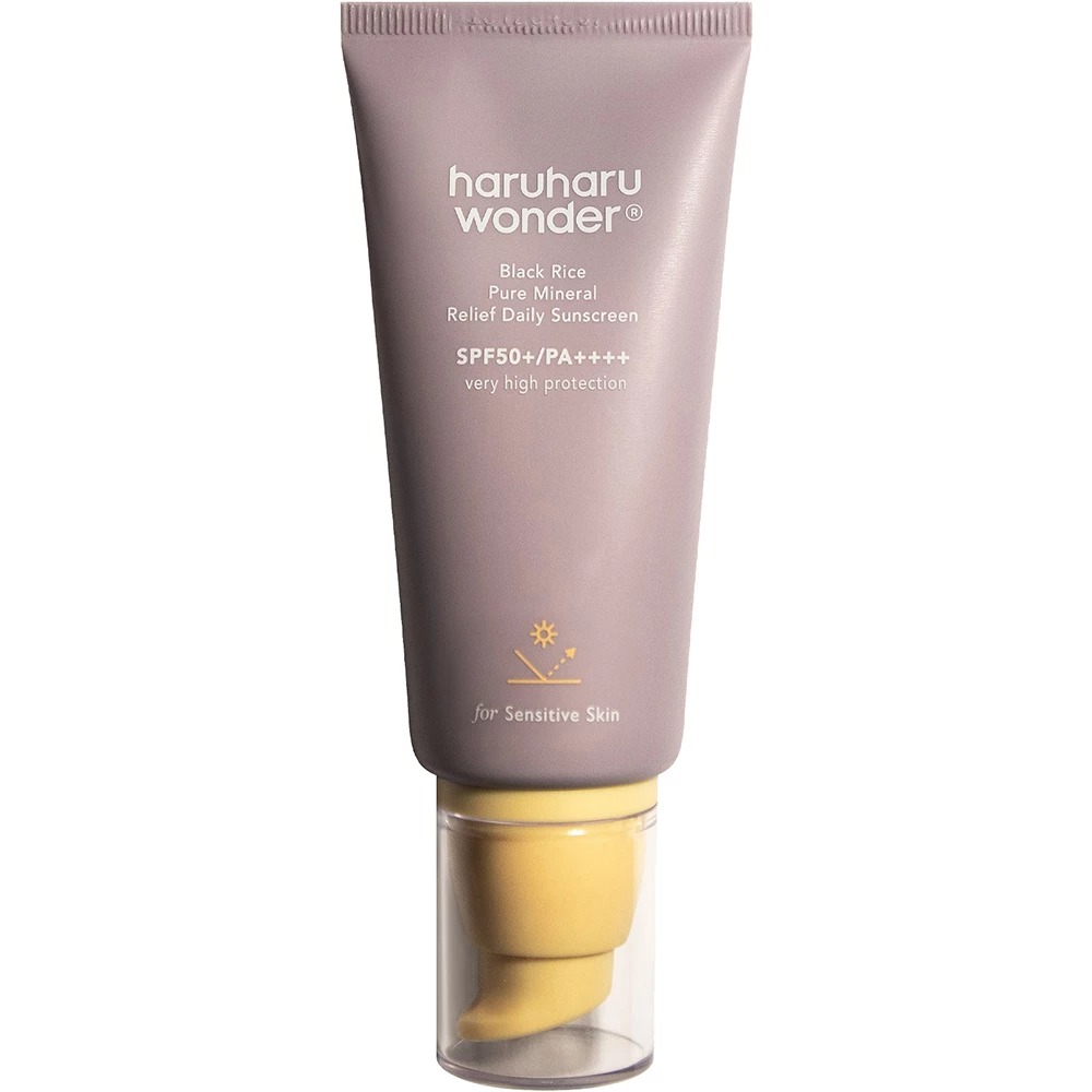 Crema solara minerala Black Rice SPF 50+ PA++++, 50 ml, Haruharu Wonder