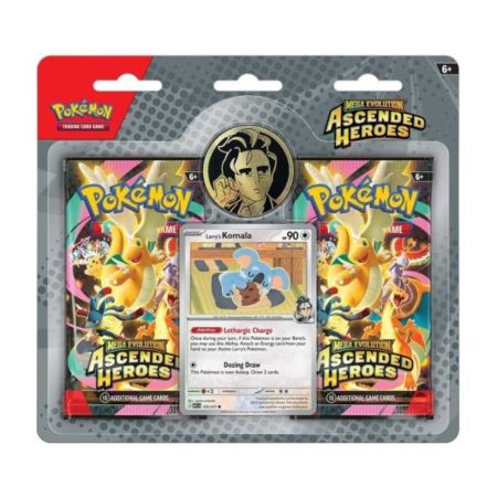 Set Mega Evolution - Ascended Heroes Trainer Blister: Larry, 6 ani+, Pokemon