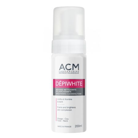 Spuma de curatare cu efect iluminator Depiwhite, 200 ml, ACM