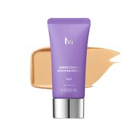 Baza de machiaj cu ser SPF50+ Perfect Cover Serum BB, 27 Bej miere, 20 ml, Missha