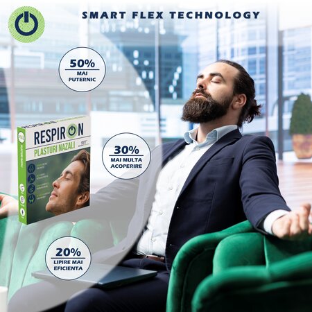 Plasturi nazali RespirON, 14 bucati, Smart Touch 757758