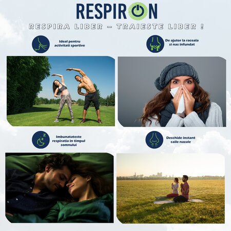 Plasturi nazali RespirON, 14 bucati, Smart Touch 757757