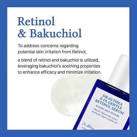 Serum facial, 0.1% Gentle Retinol, 30 ml, Dr.Althea 757039