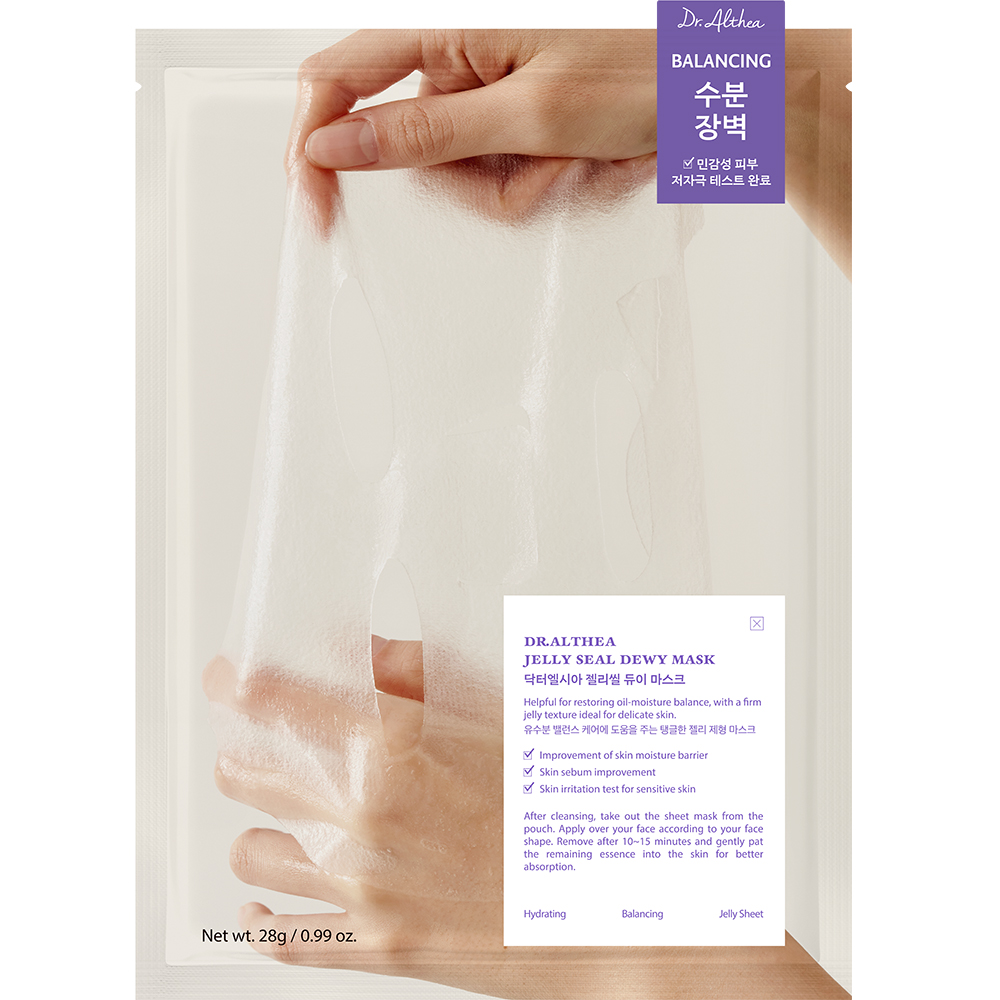 Masca tip servetel hidratanta Jelly Seal Dewy, 28 g, Dr.Althea