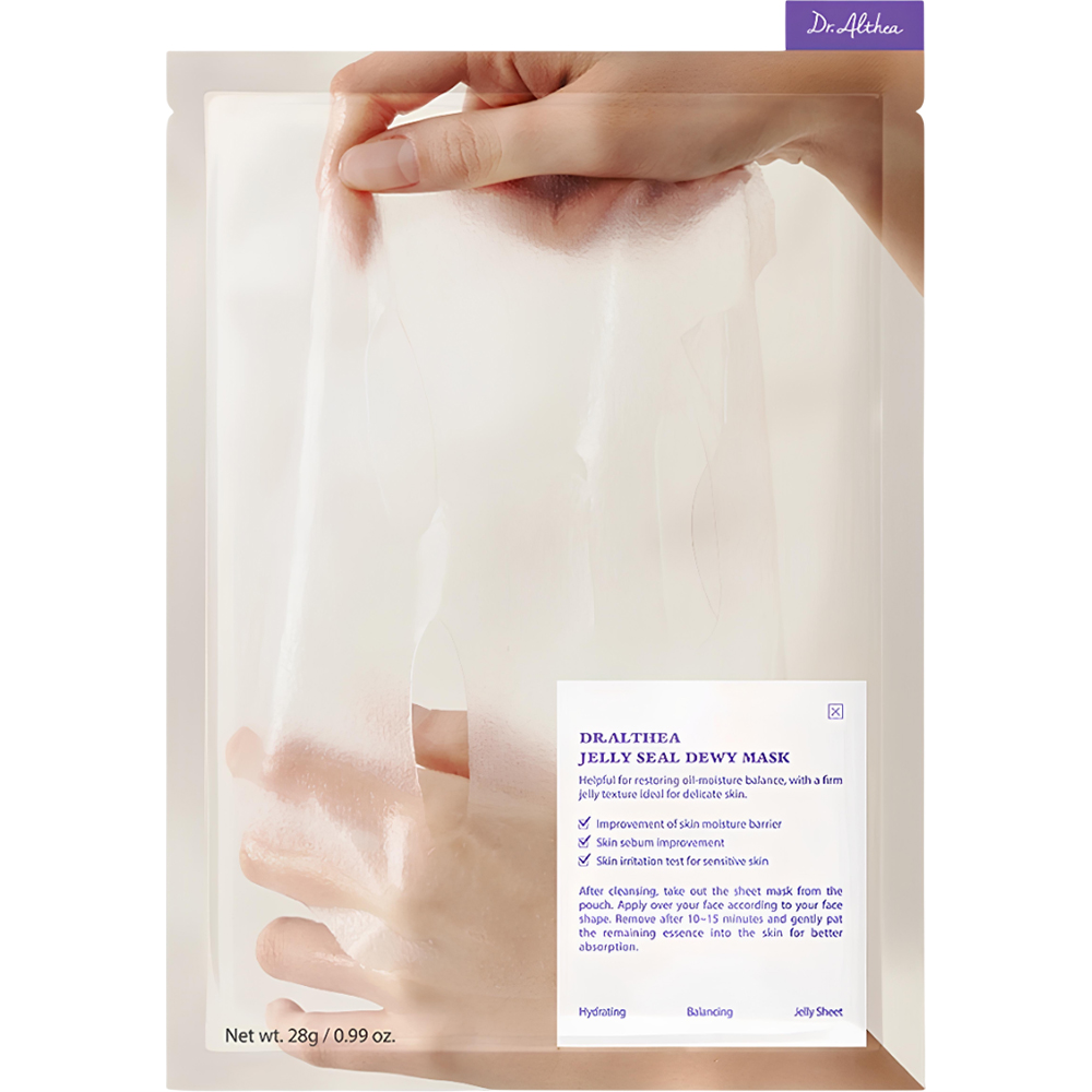 Masca tip servetel hidratanta Jelly Seal Dewy, 28 g, Dr.Althea