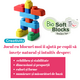 Set cuburi moi cu roti Soft Blocks, 6 luni+, 21 piese, Gerardo's Toys 757248