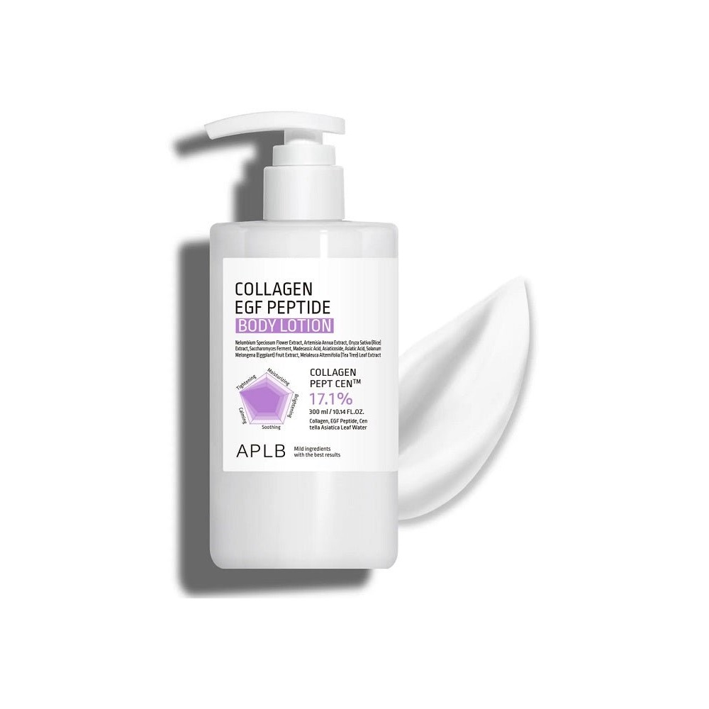 Lotiune corp cu EGF Peptide si Colagen, 300 ml, APLB