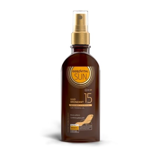 Ulei bronzant, SPF15, 150ml, Gerovital