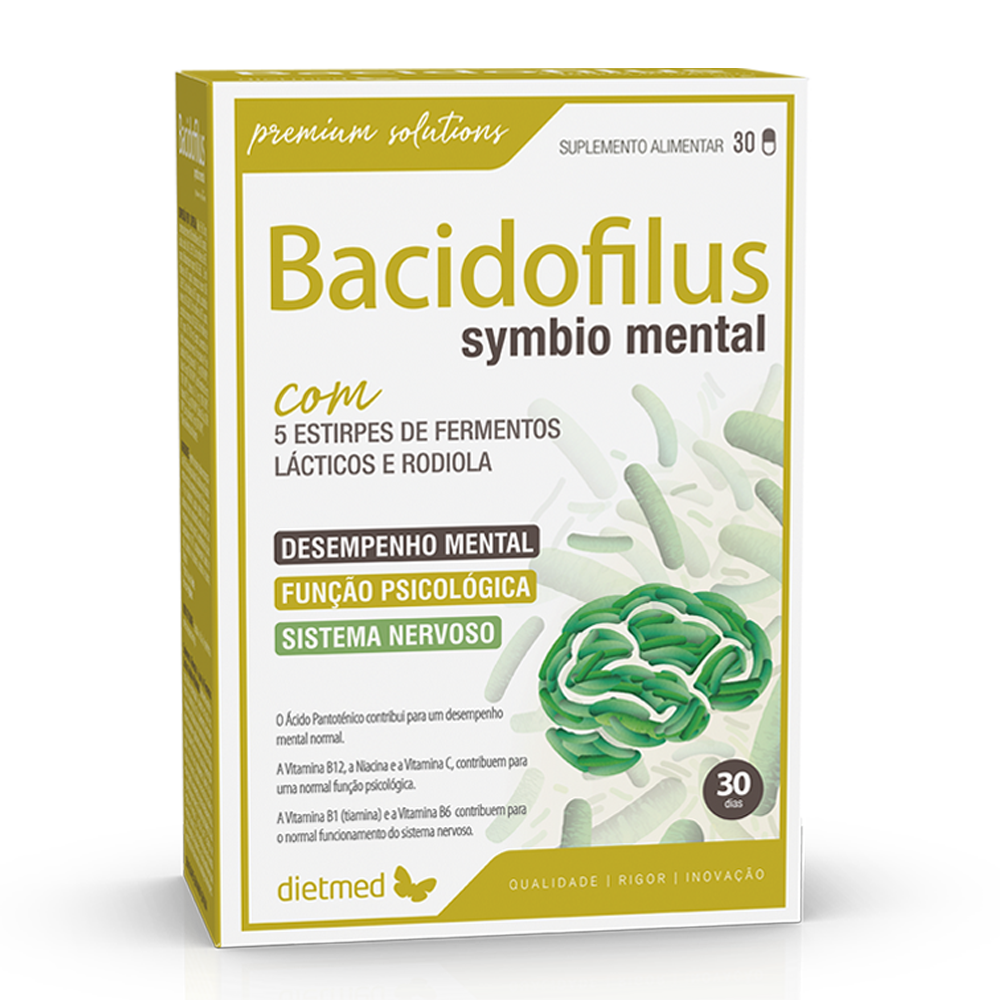 Bacidofilus Symbio Mental, 30 capsule, Dietmed