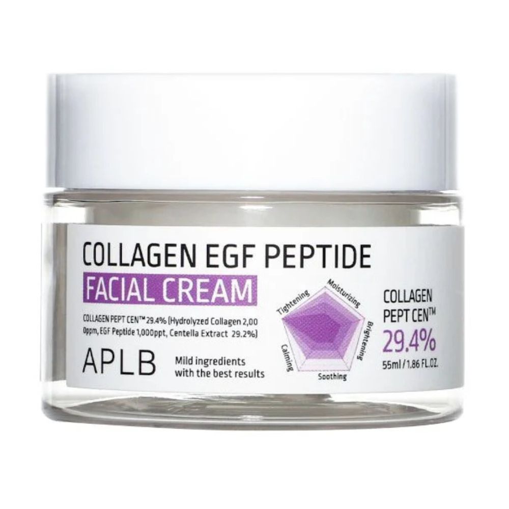 Crema de fata antirid cu Colagen si peptide EGF, 55 ml, APLB