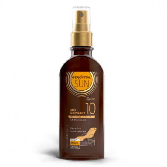 Ulei bronzant SPF 10 Sun, 150 ml, Gerovital