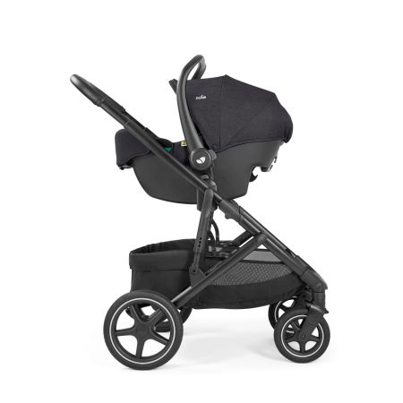 Scoica auto cu tetiera reglabila i-Snug 2, 40–75 cm, Raven, Joie 757431
