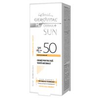 Crema pentru fata cu tenta naturala GH3 Derma+Sun SPF 50, 50ml, Gerovital	     