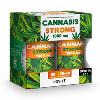 Cannabis Strong, 1000 mg, 30 + 30 capsule moi, Dietmed