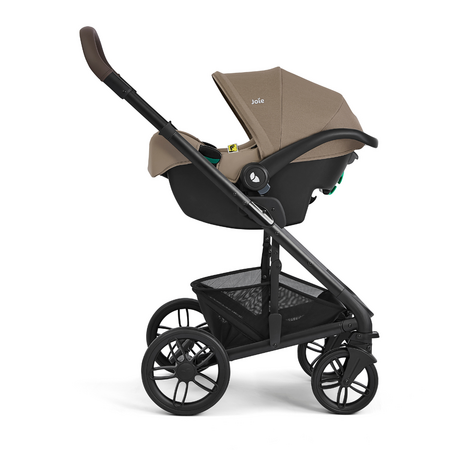 Scoica auto cu tetiera reglabila i-Snug 2, 40–75 cm, Cashew, Joie 757445