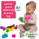 Set de constructie cuburi moi cu roti, 6 luni+, 33 piese, Gerardo's Toys 757476