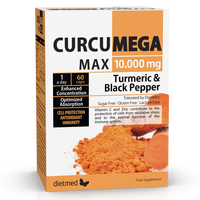 Curcumega Max, 10000 mg, 60 capsule, Dietmed
