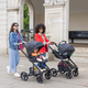 Carucior pentru copii multifunctional 3 in 1 Chrome 2, Cashew, Joie 757510