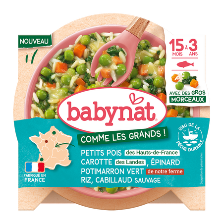 BABYBIO MENIU MAZARE SPANAC DOVLEAC VERDE OREZ SI PESTE COD 200 GR BIO*