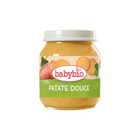 Piure Bio de cartofi dulci, 130, BabyBio