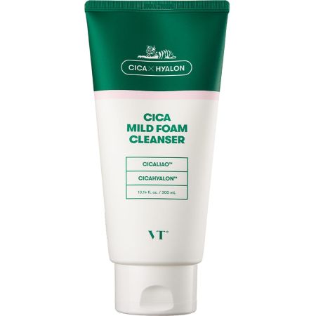 Spuma de curatare blanda Cica Mild, 300 ml, Vt Cosmetics