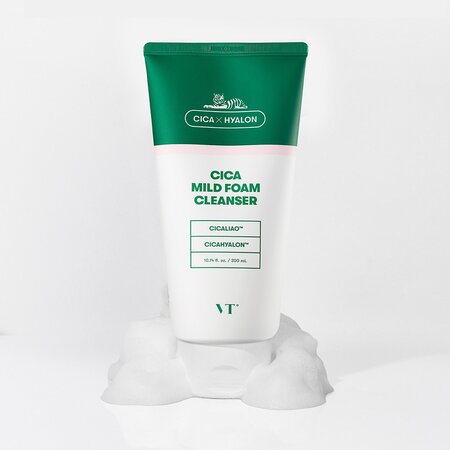 Spuma de curatare blanda Cica Mild, 300 ml, Vt Cosmetics 757557