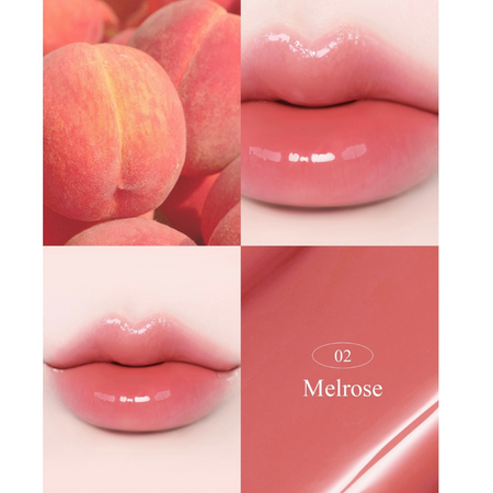 Ruj lichid glossy cu efect de plumping Breeze Dewy, 02 Melrose, 4.5 g, Aperire 757664