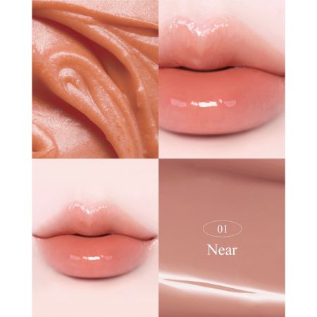 Ruj lichid glossy cu efect de plumping Breeze Dewy, 01 Near, 4.5 g, Aperire 757667