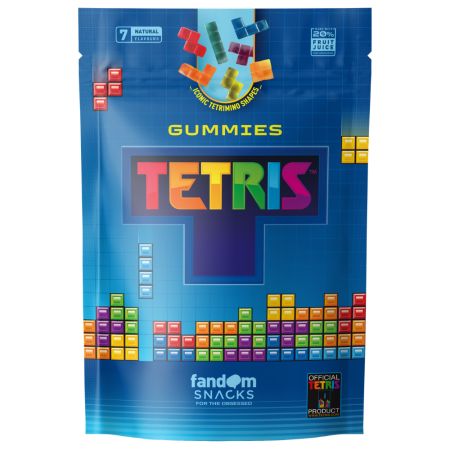 Jeleuri gumate cu 7 arome de fructe, Tetris, 125 g, Fandom