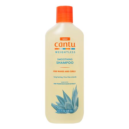 Sampon pentru netezirea parului cu agave Weightless, 400 ml, Cantu